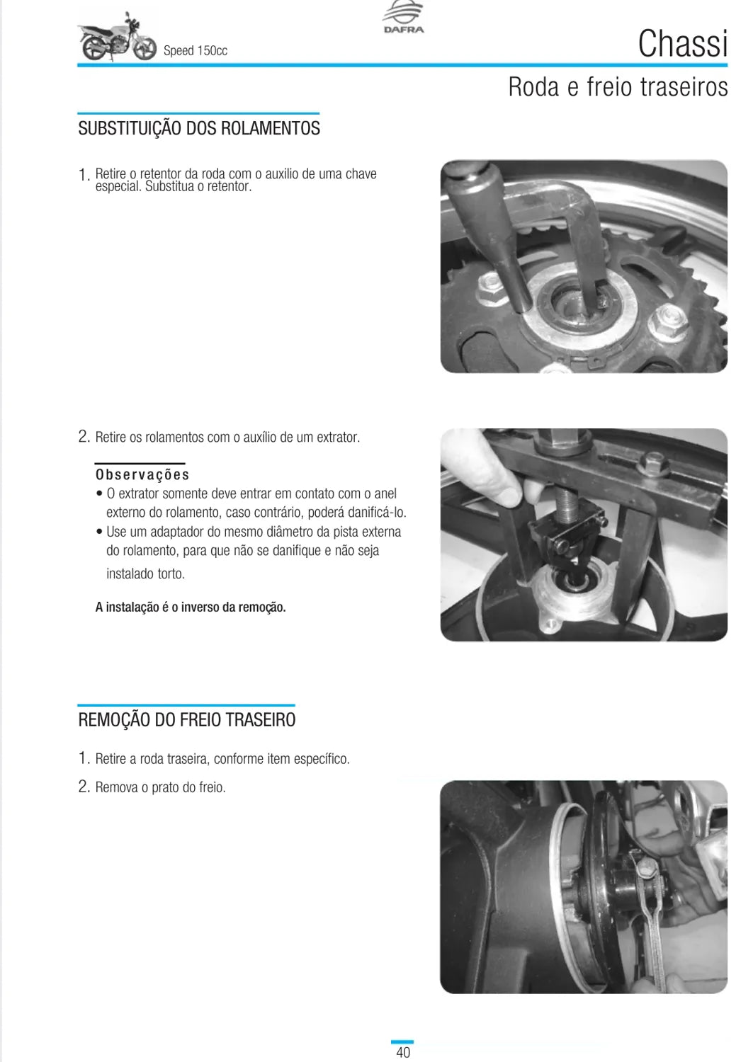 Página interna 1 — Dafra Speed 150