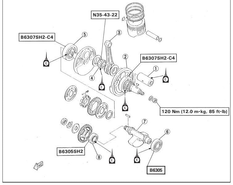 Manual De Serviços De Oficina Tt600re Yamaha - diagrama 2