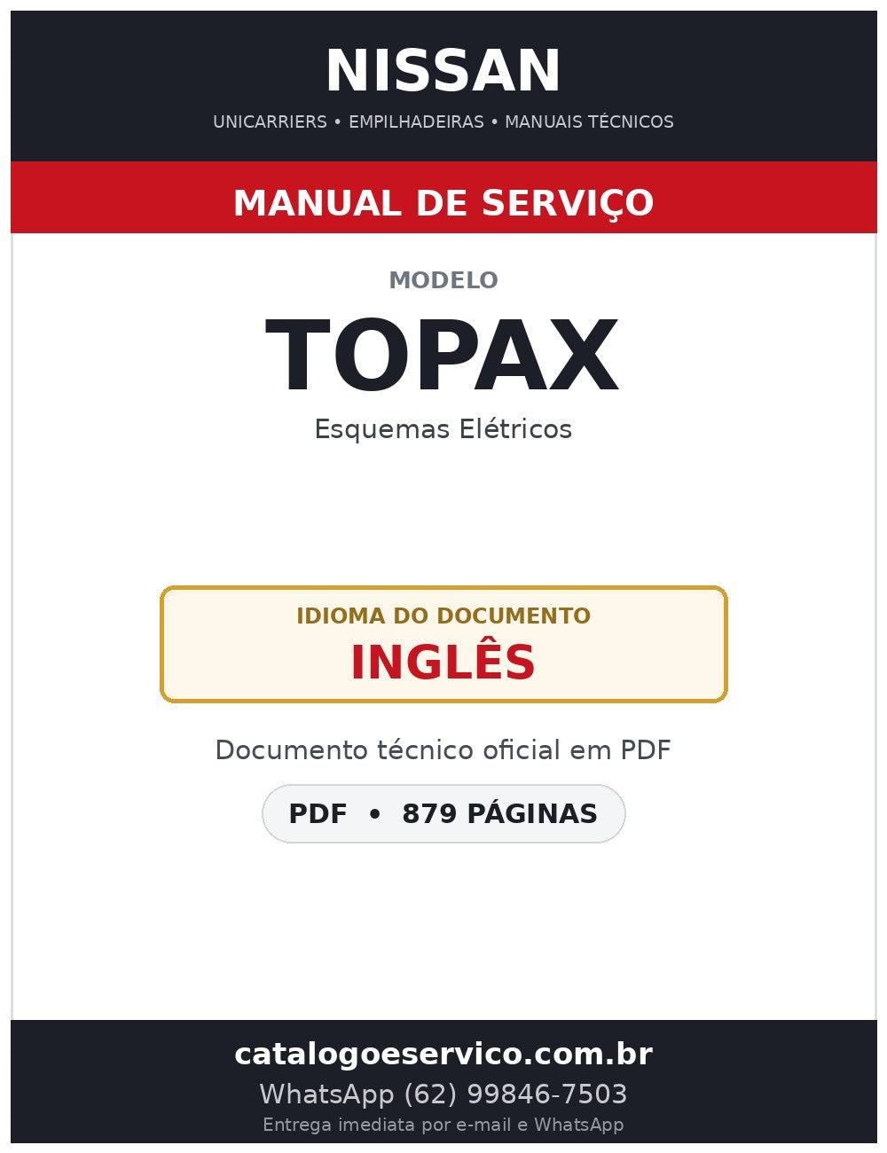 TOPAX - Manual de Serviço Nissan