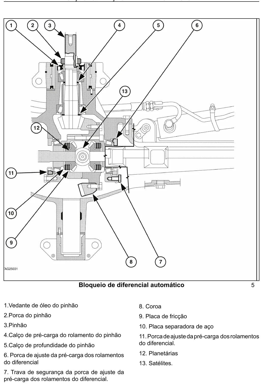Página interna com ilustração técnica — New Holland TS6000 / TS6020 / TS6030 (amostra 1 de 2)