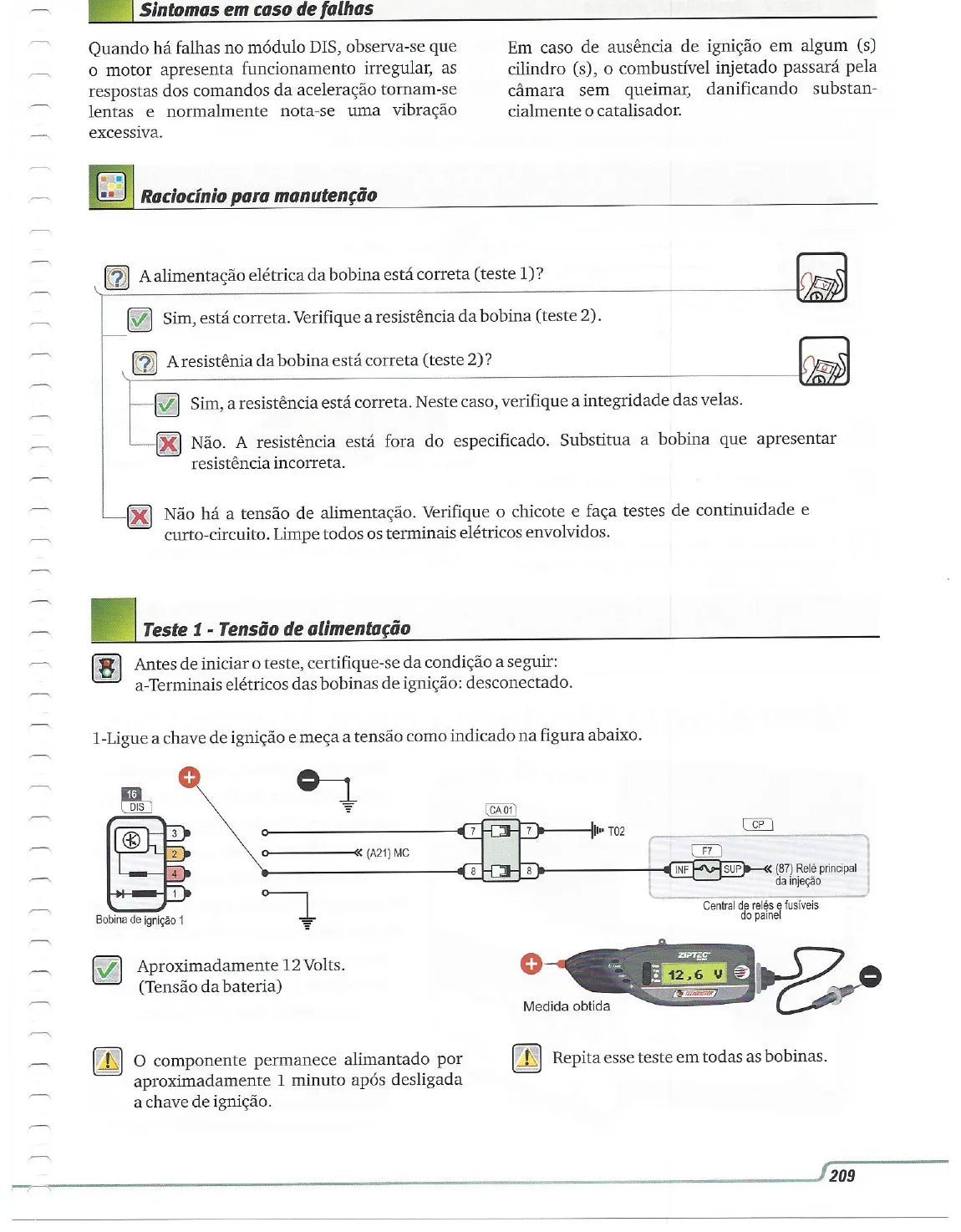 Página interna com ilustração técnica — Volkswagen Gol G6 1.0 / Gol G6 1.6 (amostra 2 de 2)