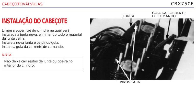 Manual De Serviços Honda Cbx 750 F 1990 - diagrama 2