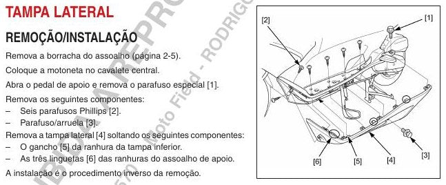 Manual De Serviços Honda Pcx 150 2014/2016 - diagrama 1