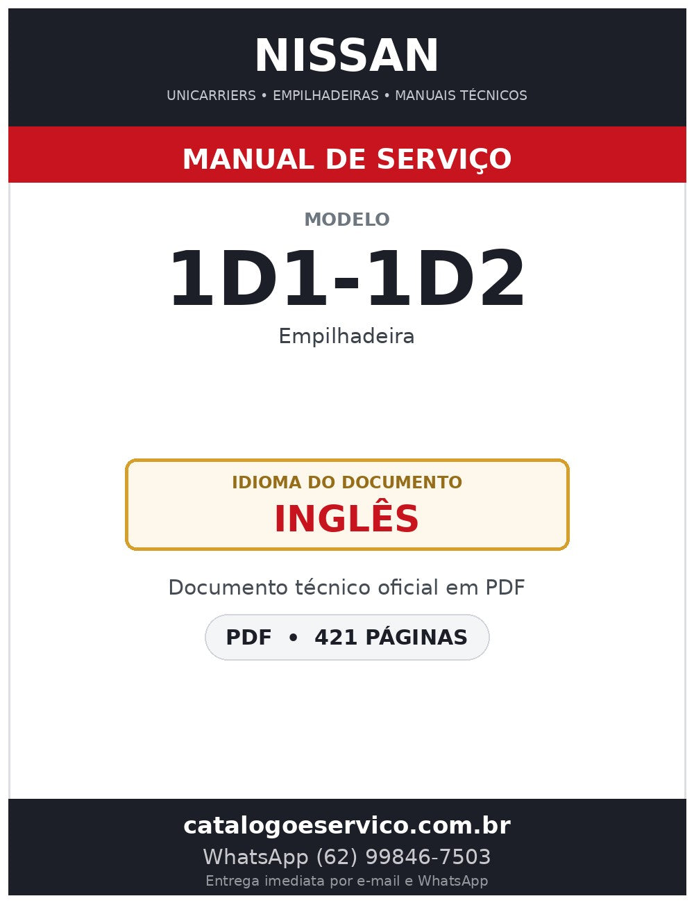 1D1-1D2 - Manual de Serviço Nissan