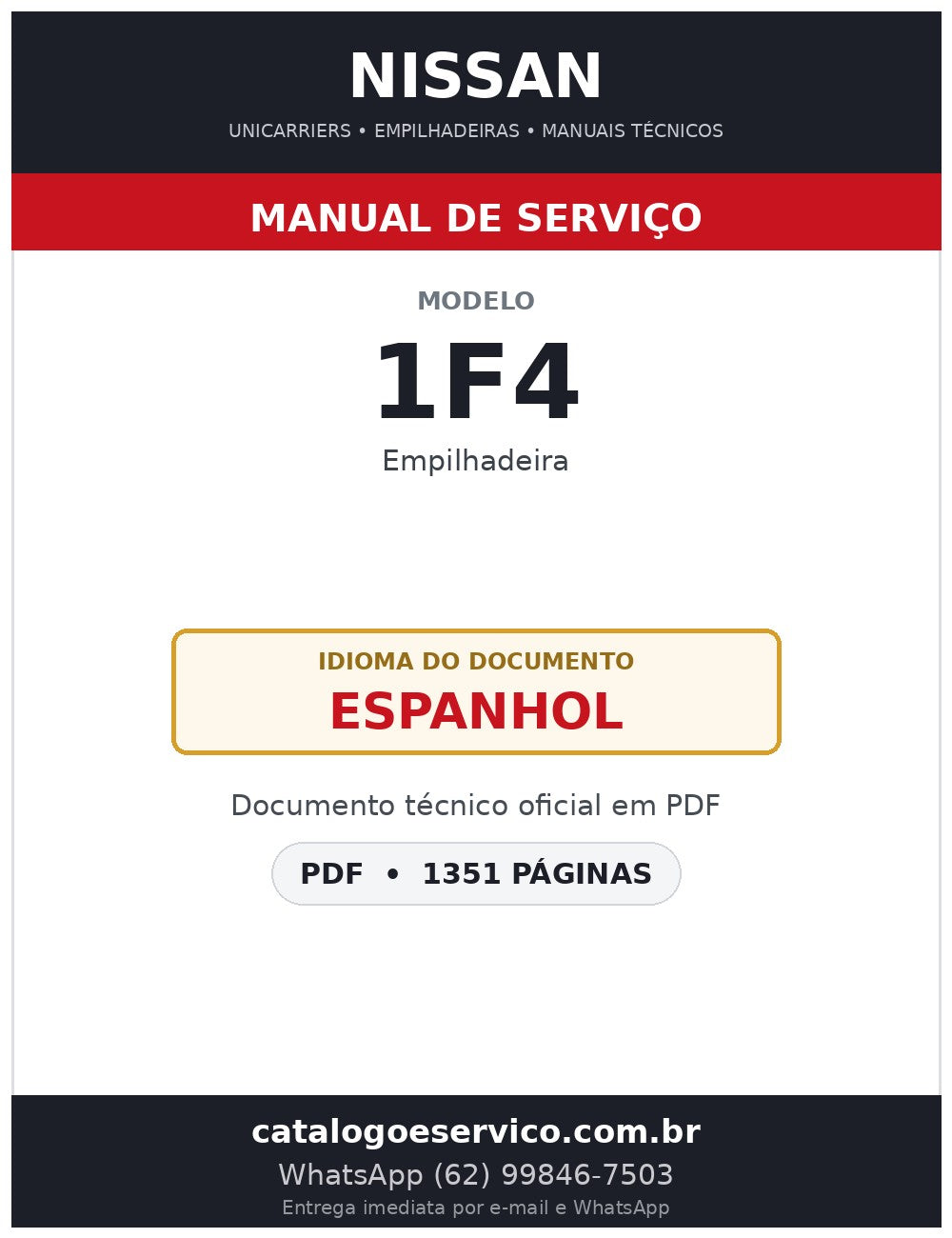 1F4 - Manual de Serviço Nissan