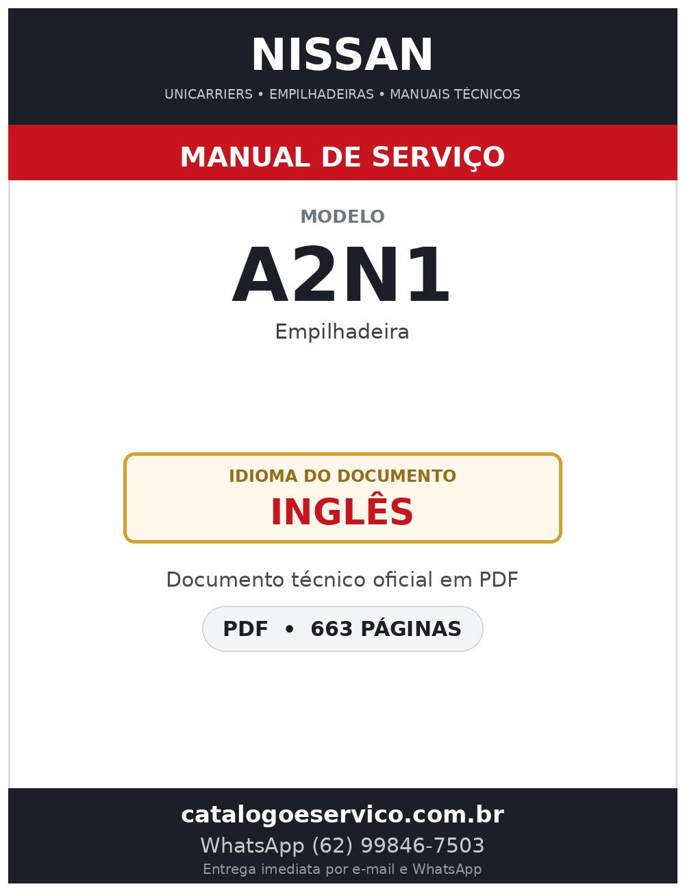 A2N1 - Manual de Serviço Nissan