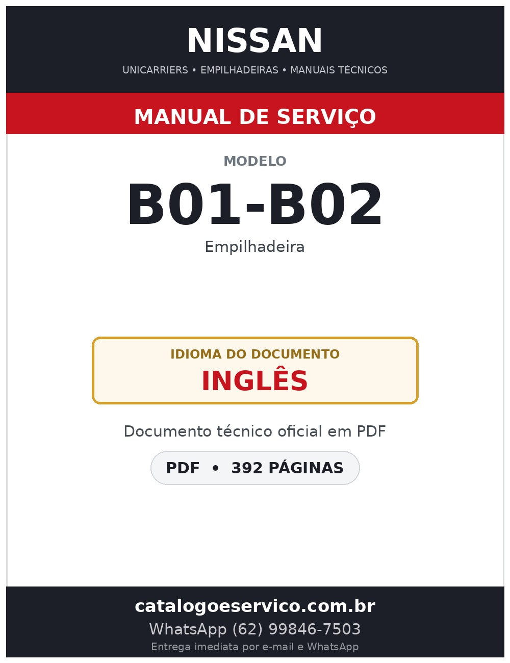 B01-B02 - Manual de Serviço Nissan