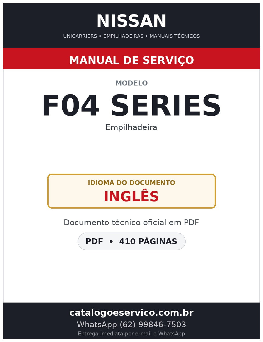 F04 SERIES - Manual de Serviço Nissan