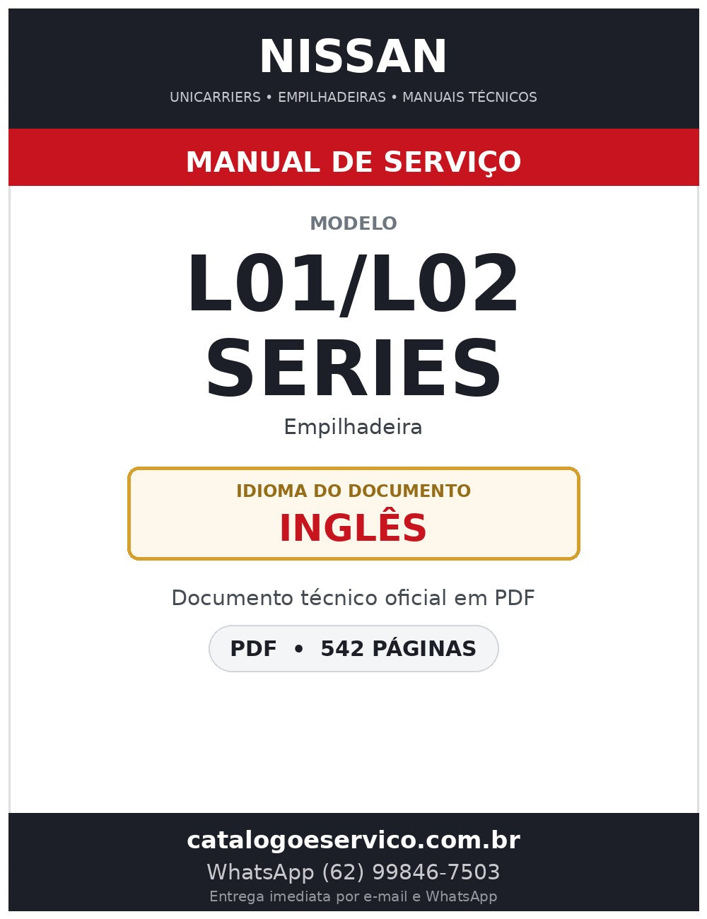 L01/L02 series - Manual de Serviço Nissan