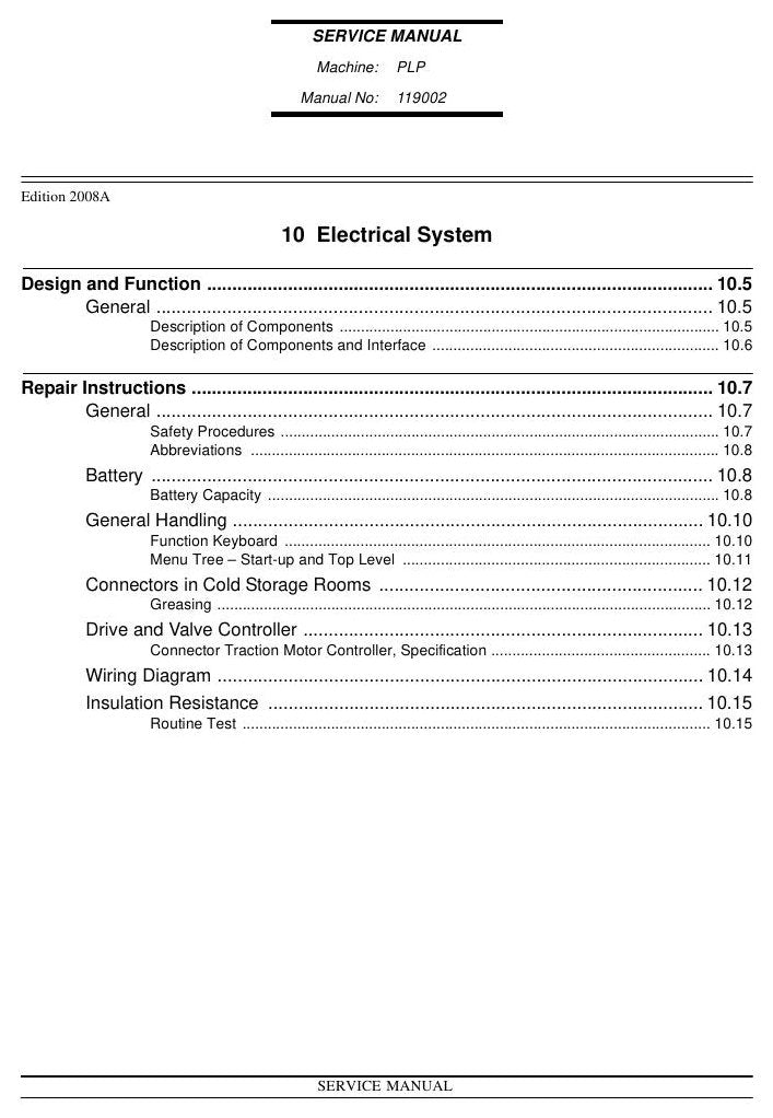 PLP - Manual de Serviço Nissan