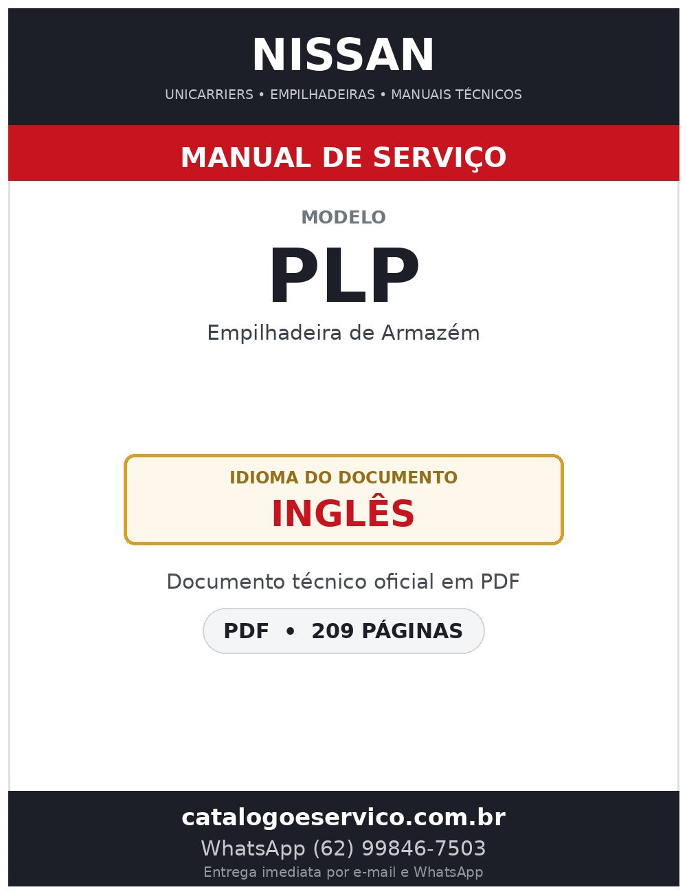 PLP - Manual de Serviço Nissan