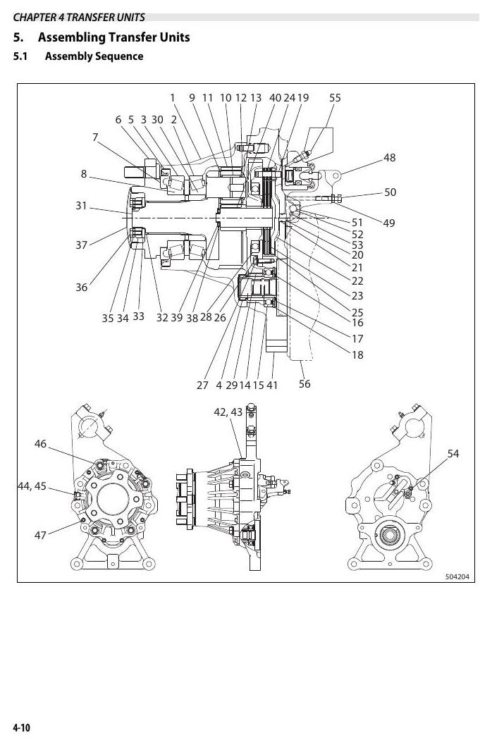TX30, 40, 45M - Manual de Serviço Nissan