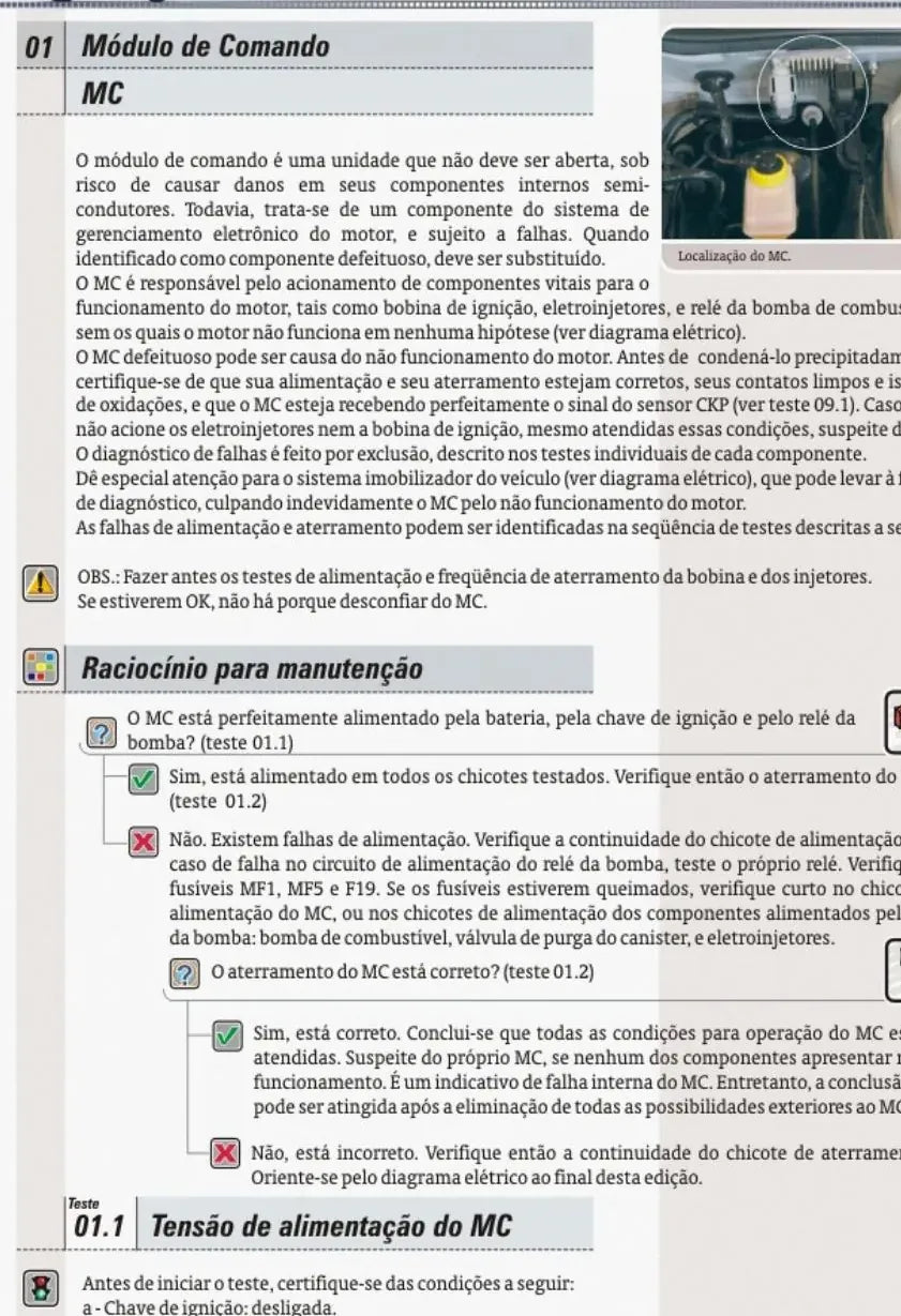 Manual De Serviços Reparação Chevrolet Celta 1.0 Vhc - Página 1