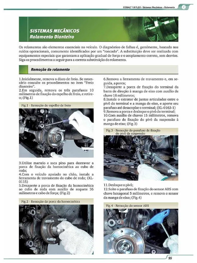 Página interna 3 — Manual de Serviço Chevrolet Cobalt 1.8 Flex