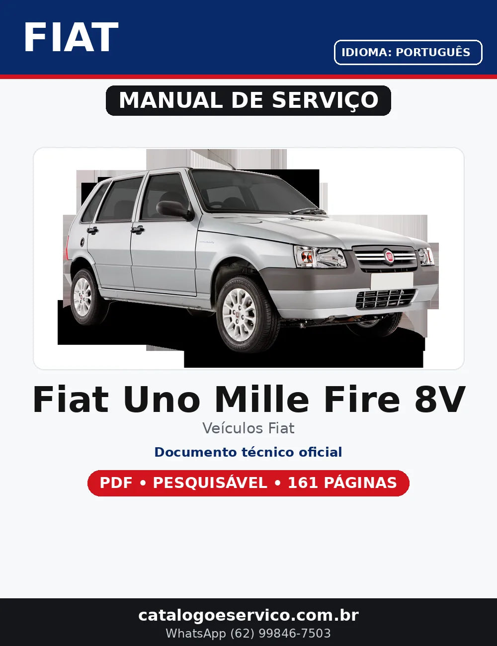 Manual De Serviços Reparação Fiat Uno Mille Fire 8v