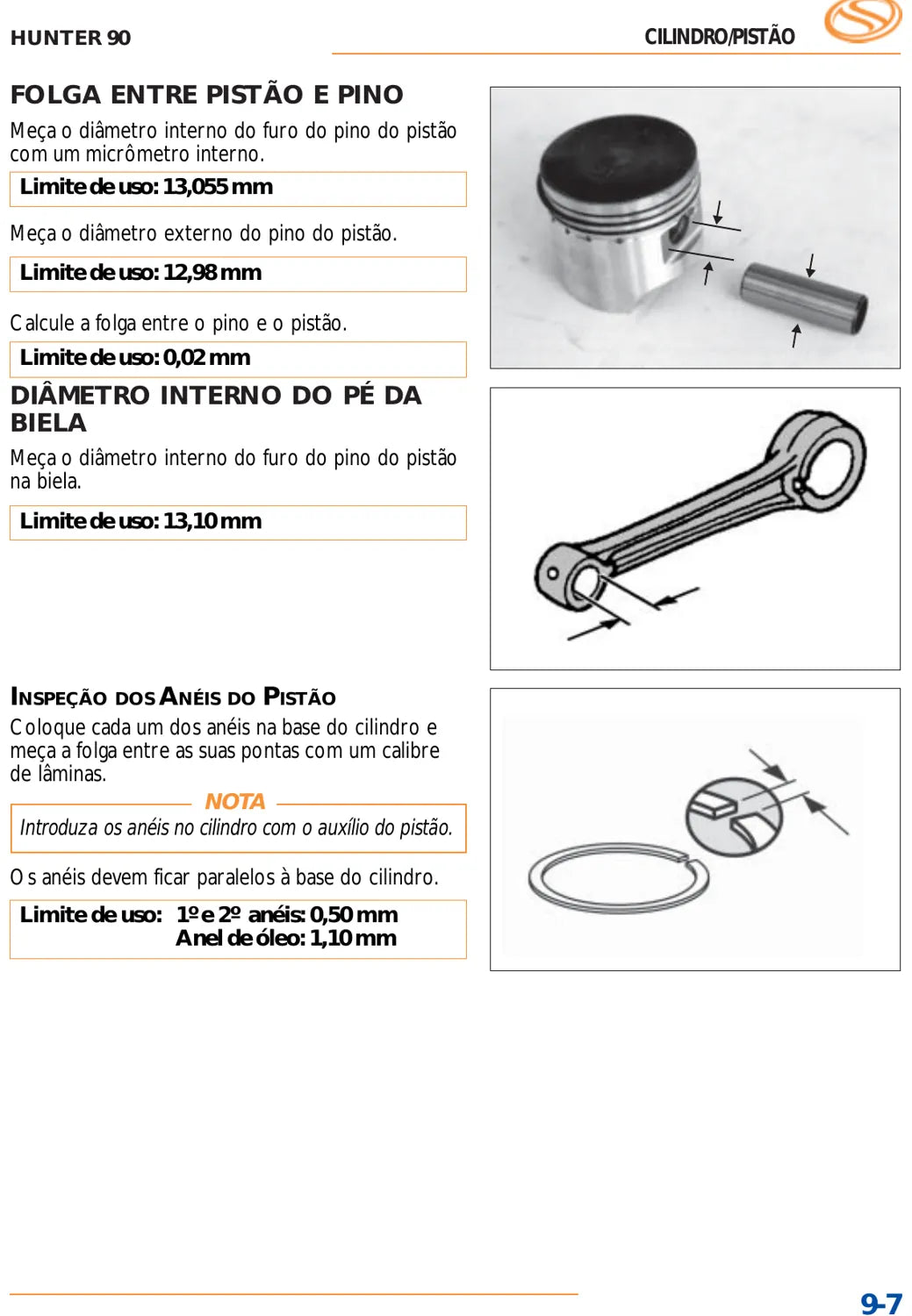Página interna 2 — Sundown Hunter 90 / Hunter 100