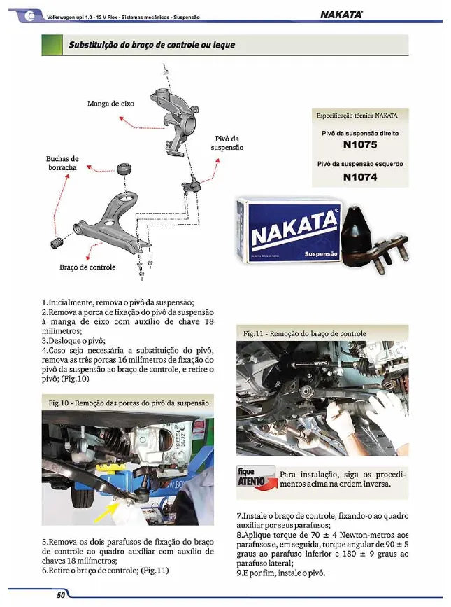 Página interna 2 — Manual de Serviço Volkswagen Up! 1.0 12V