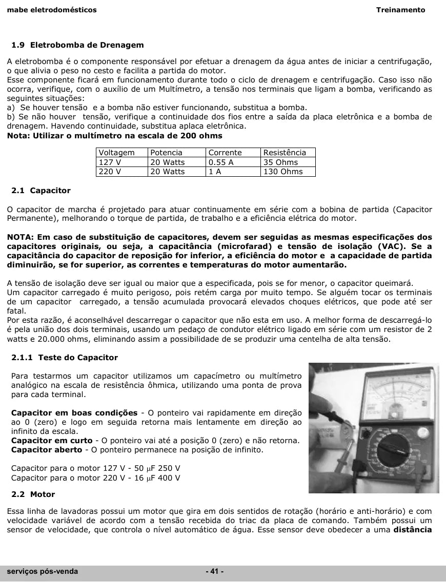 Manual de Treinamento GE LVGE1535 LVGE1135 TD1538 — página interna 2