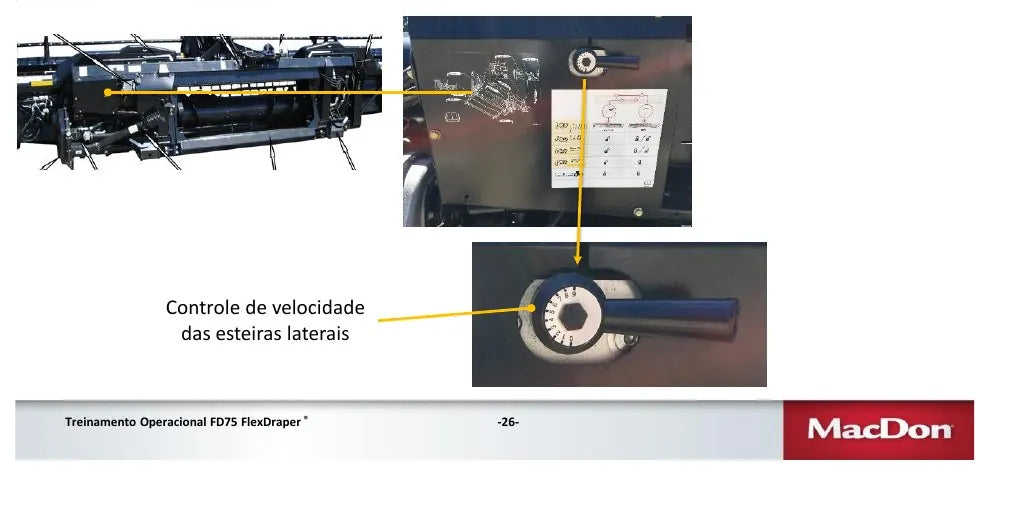 Manual de Treinamento MacDon FD75 FlexDraper — página interna 1