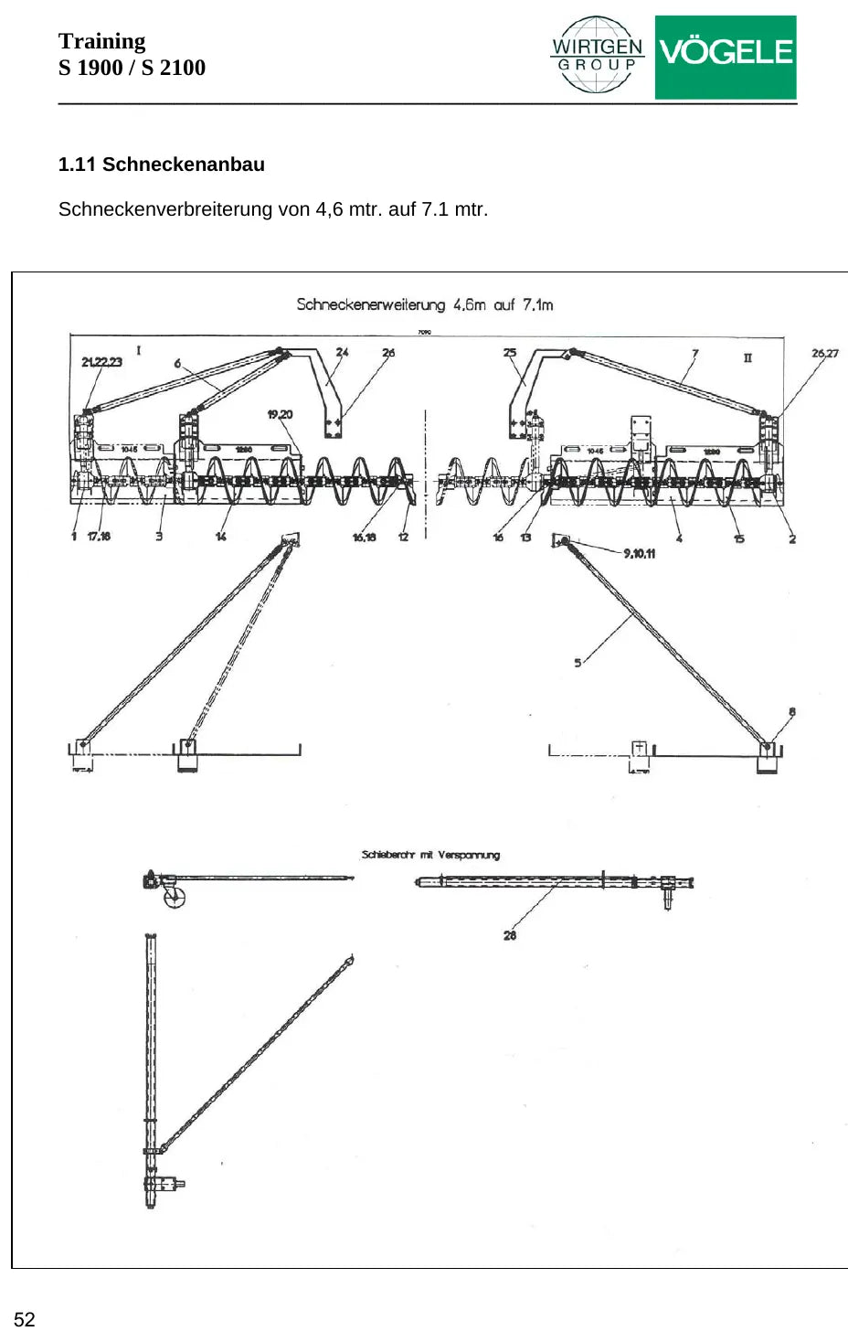 Manual de Treinamento Técnico Vögele SUPER 1900 e SUPER 2100 (06.19) — amostra 2 de página interna do documento
