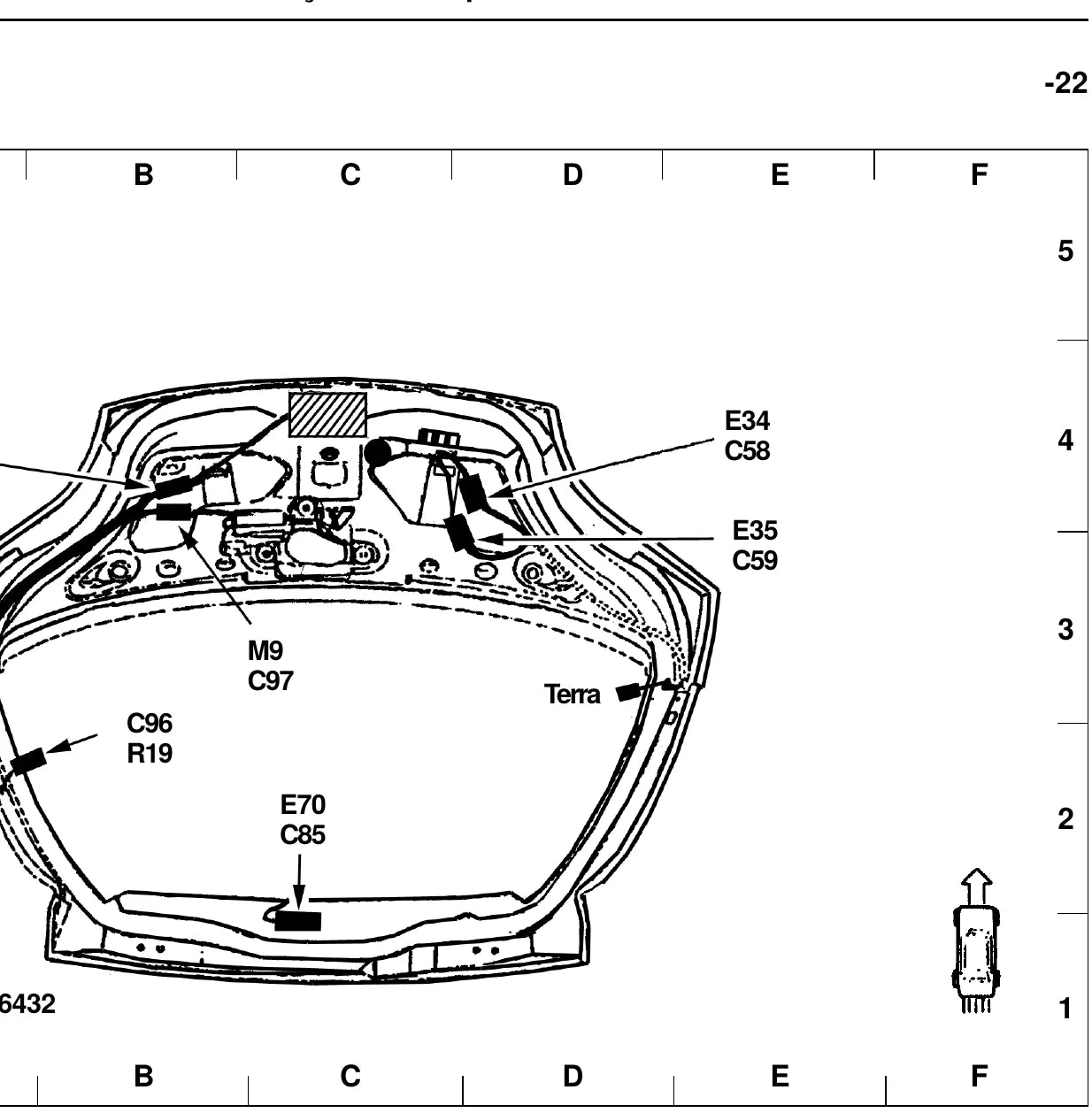 FORD Ka 1.0 e 1.6 Rocam — detalhe do procedimento — página interna do esquema elétrico