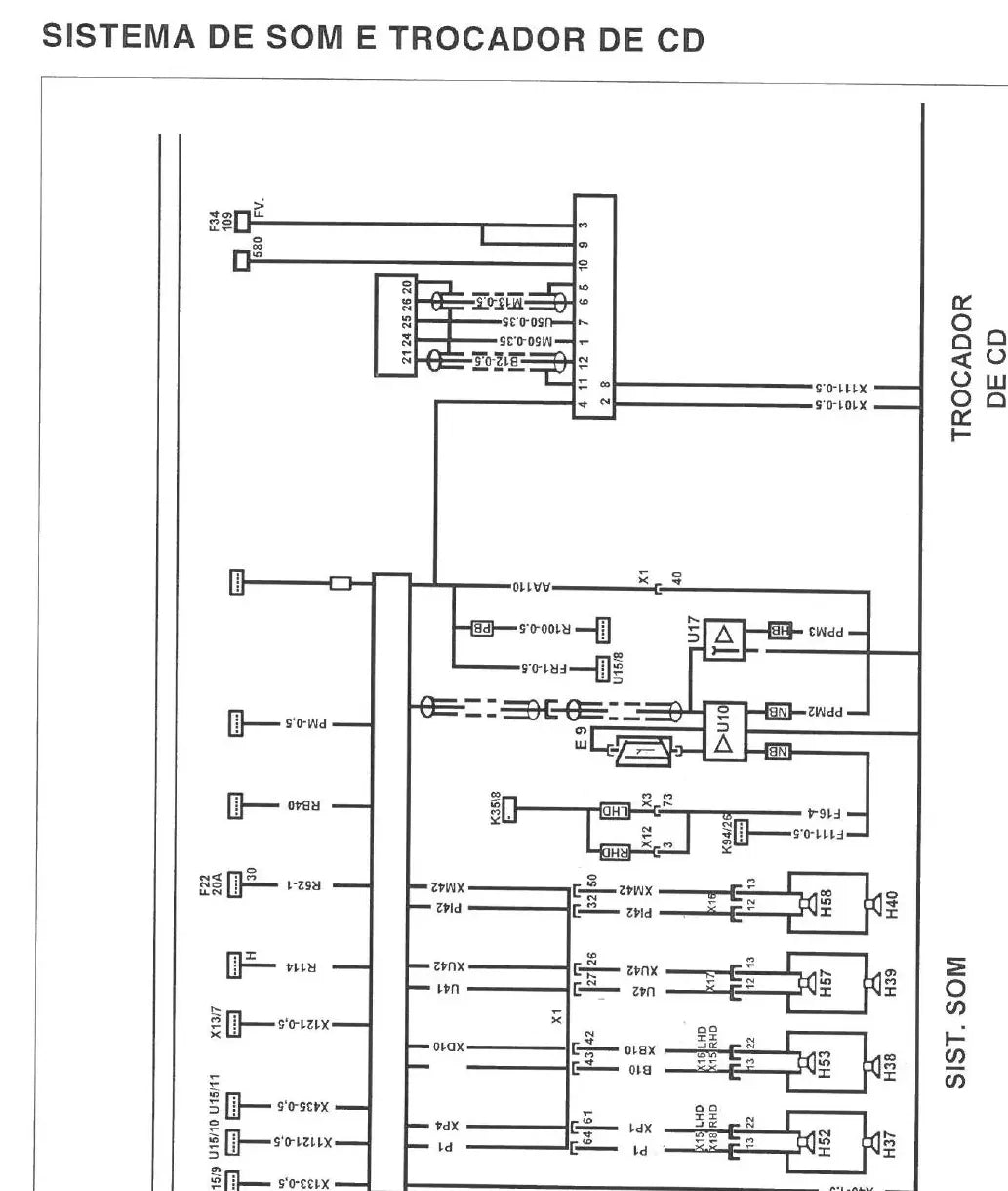 Manual Diagrama Esquema Elétrico Gm Vectra 1996 - 2002 - Página 1