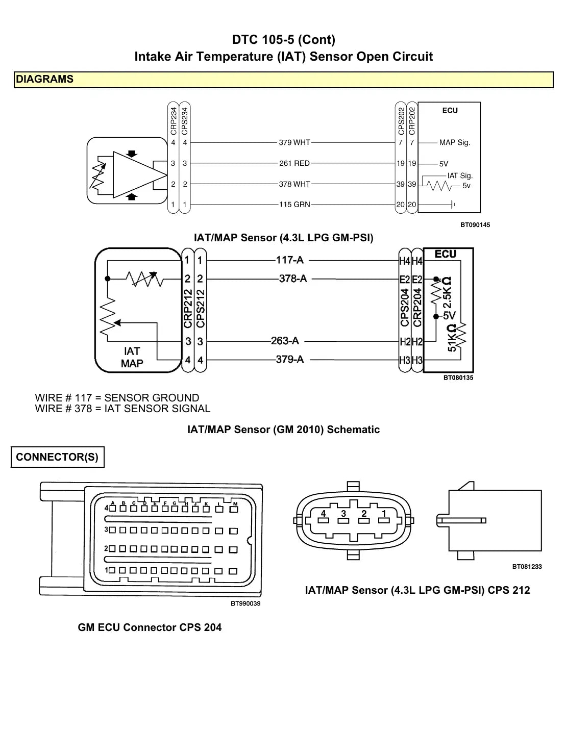 Página interna do Manual de Diagnóstico Yale GC/GLC080, 100, 120VX — diagrama técnico 1