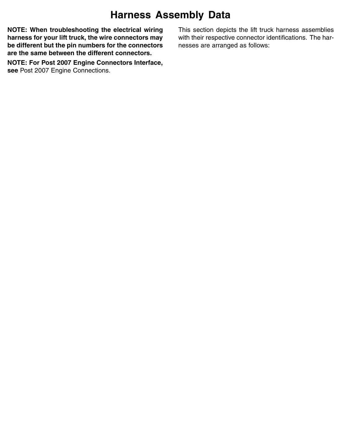 Página interna do Manual de Diagnóstico Yale GLP/GDP20-25LX (GLP/GDP050LX) — diagrama técnico 3