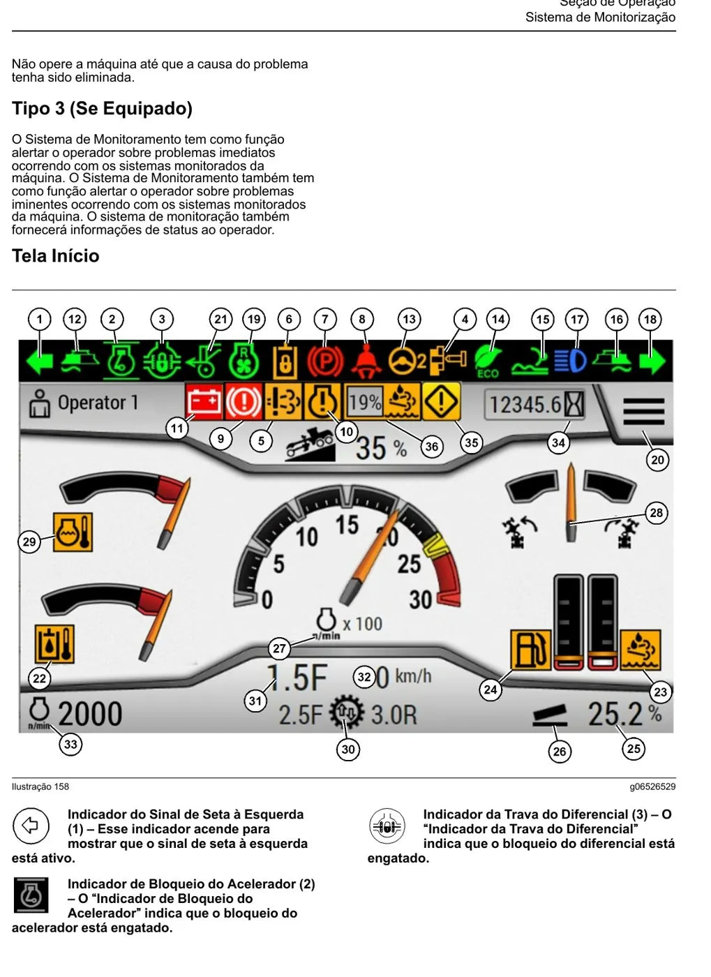 Manual do Operador Caterpillar 120 e 120 AWD — página interna 1