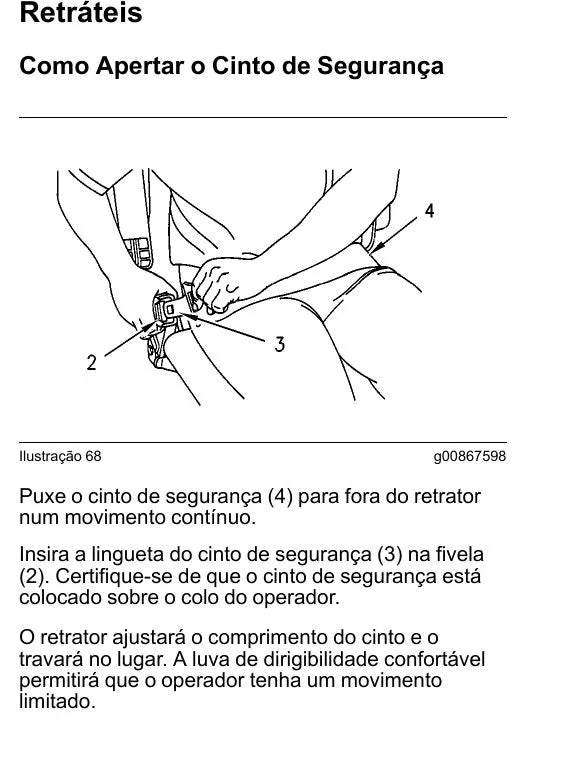 Manual do Operador Caterpillar 320D2, 320D2 L e GC — página interna 2