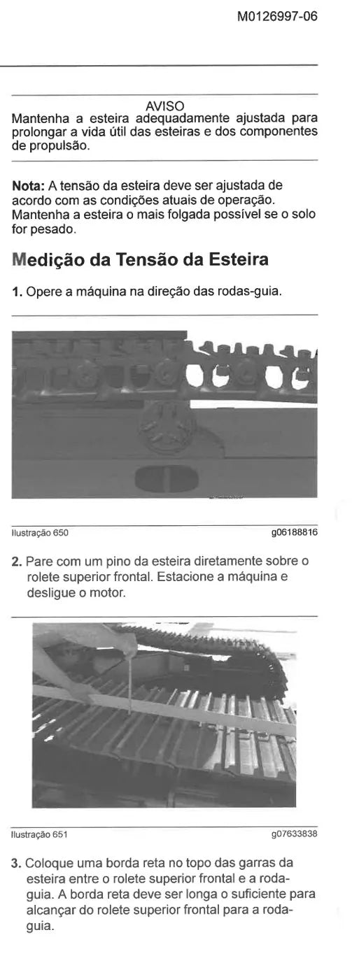 Manual do Operador Caterpillar 340 e 340 LRE — página interna 1