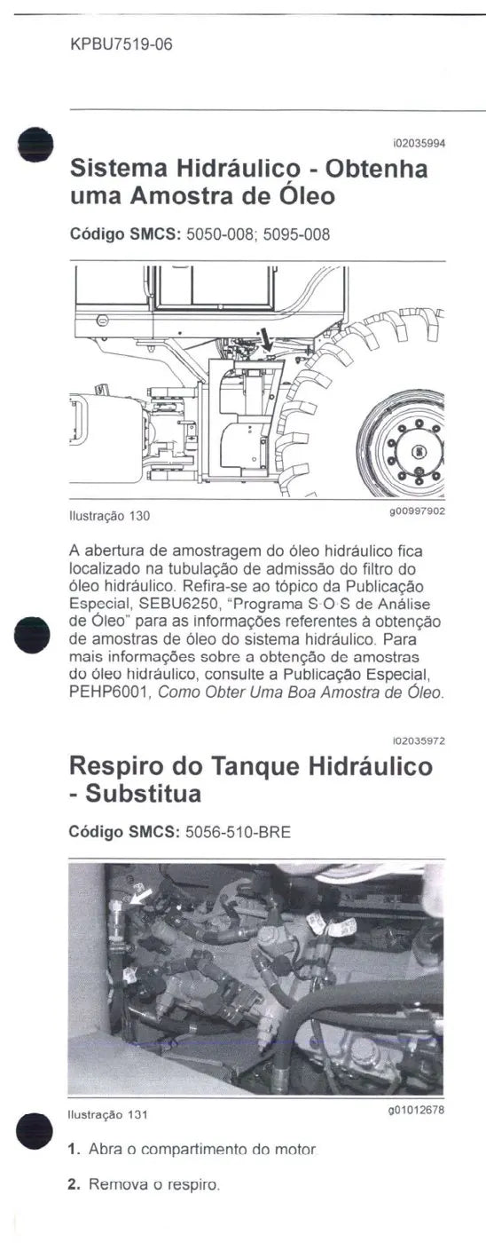 Manual do Operador Caterpillar CP-533E CS-533E — página interna 2