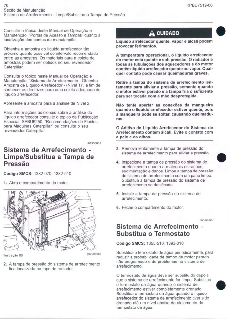 Manual do Operador Caterpillar CP-533E CS-533E — página interna 3