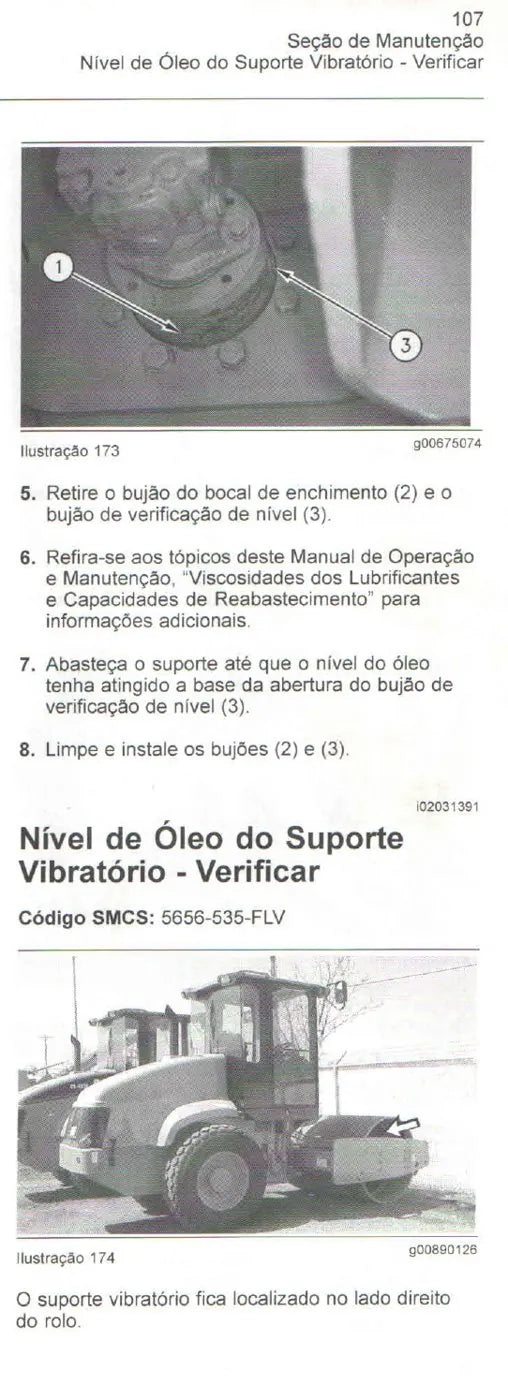 Manual do Operador Caterpillar CS-423E CP-433E CS-433E — página interna 1