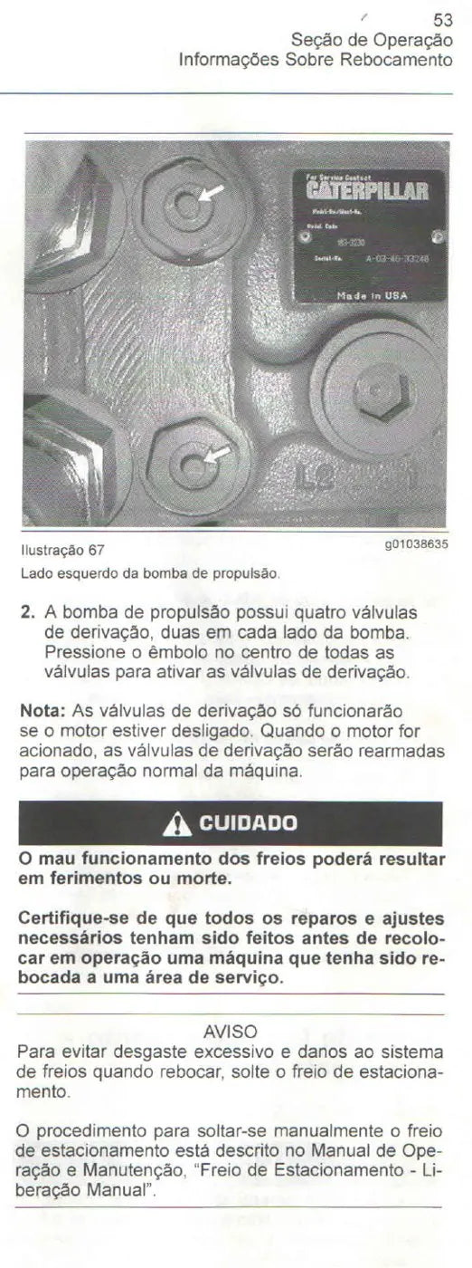 Manual do Operador Caterpillar CS-423E CP-433E CS-433E — página interna 2