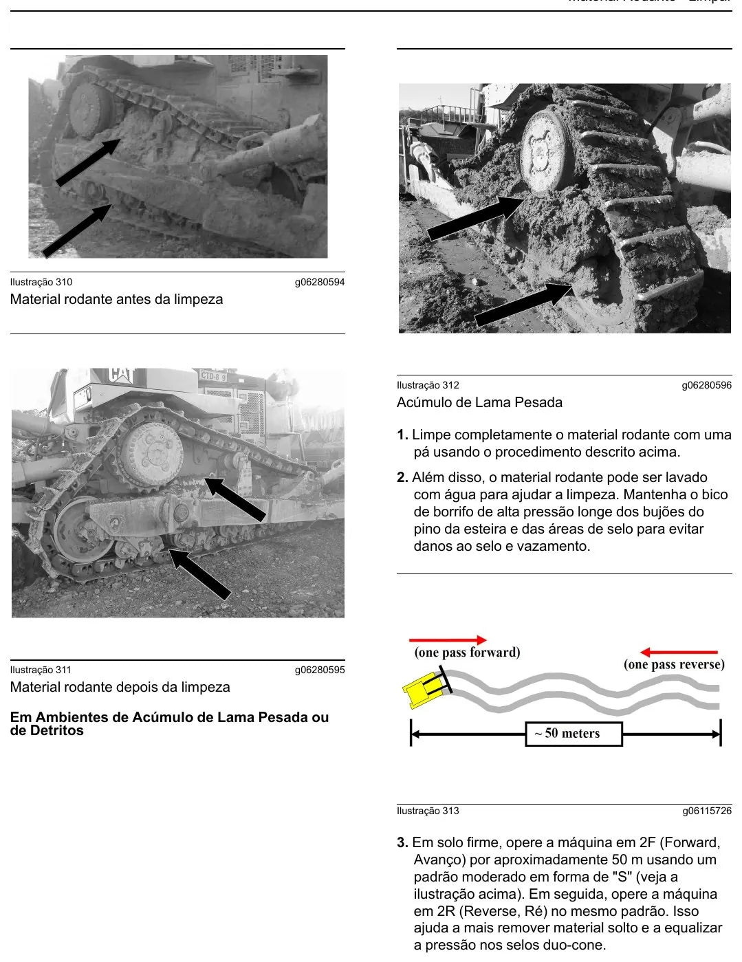 Manual do Operador Caterpillar D11 Trator de Esteiras — página interna 1