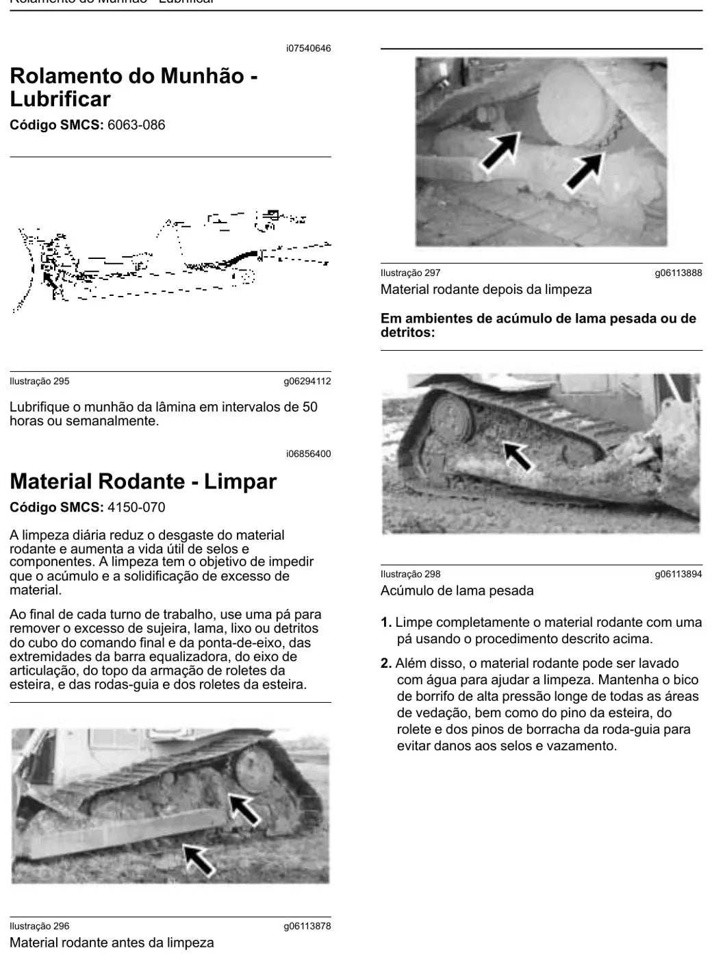 Manual do Operador Caterpillar D6N Trator de Esteiras — página interna 1