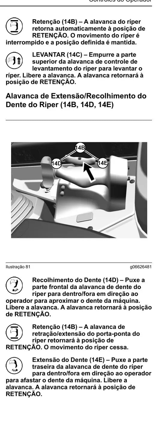Manual do Operador Caterpillar D7 Trator de Esteiras — página interna 2