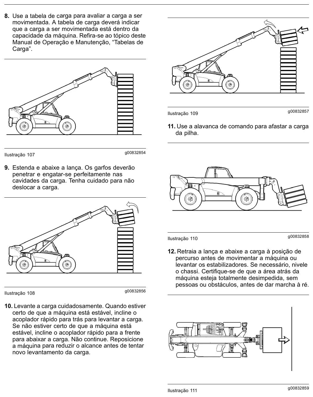 Manual do Operador Caterpillar TH560B — página interna 4