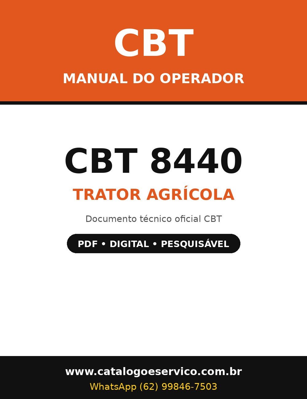 Manual do Operador CBT 8440 - Trator