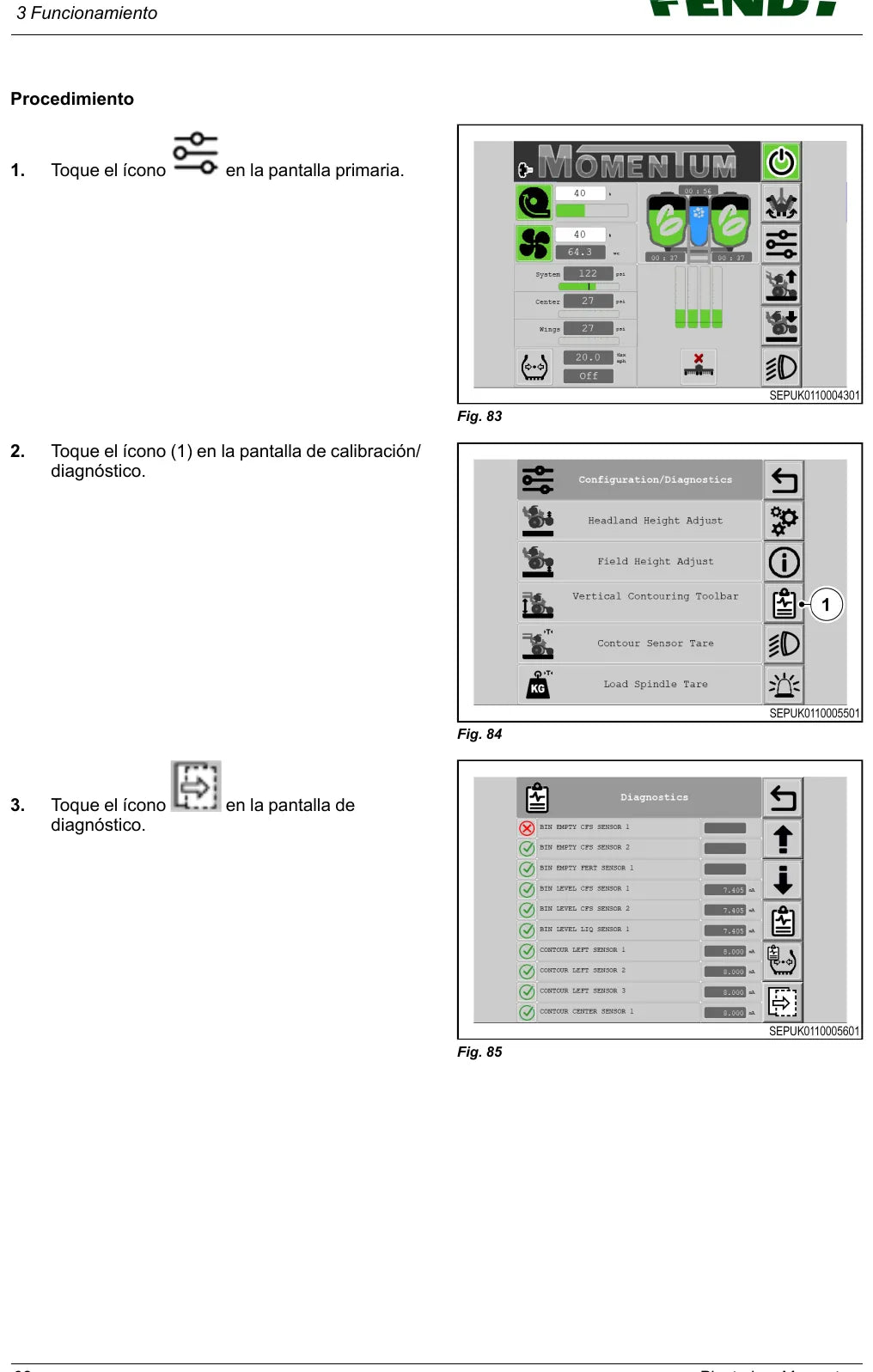 Manual do Operador Fendt Momentum 16, 24, 31 e 32 — Plantadeira — 2025 — 260 Páginas em PDF — página interna 3
