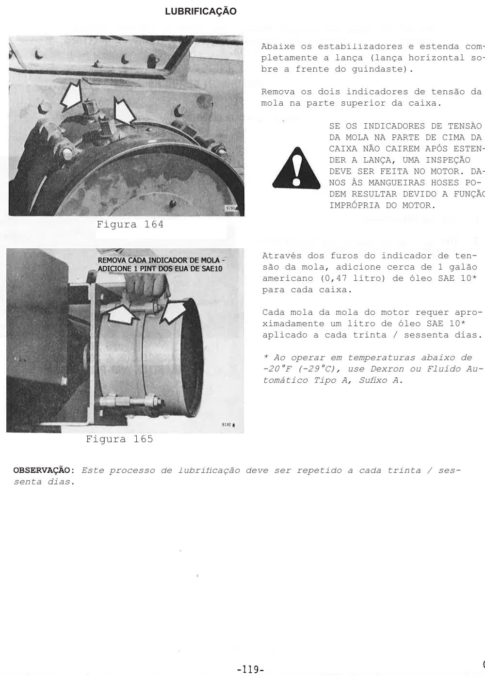 Manual do Operador Galion 150A e 150FA Guindaste — página interna 3