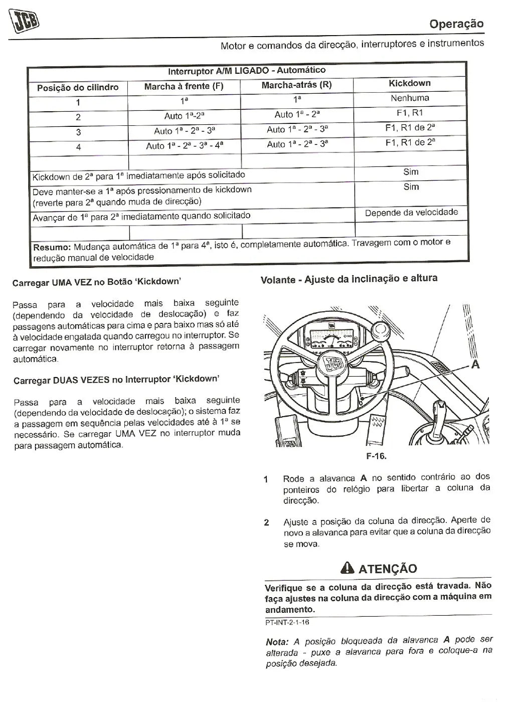 Manual do Operador JCB 426 e 436 Pá Carregadeira — página interna 3