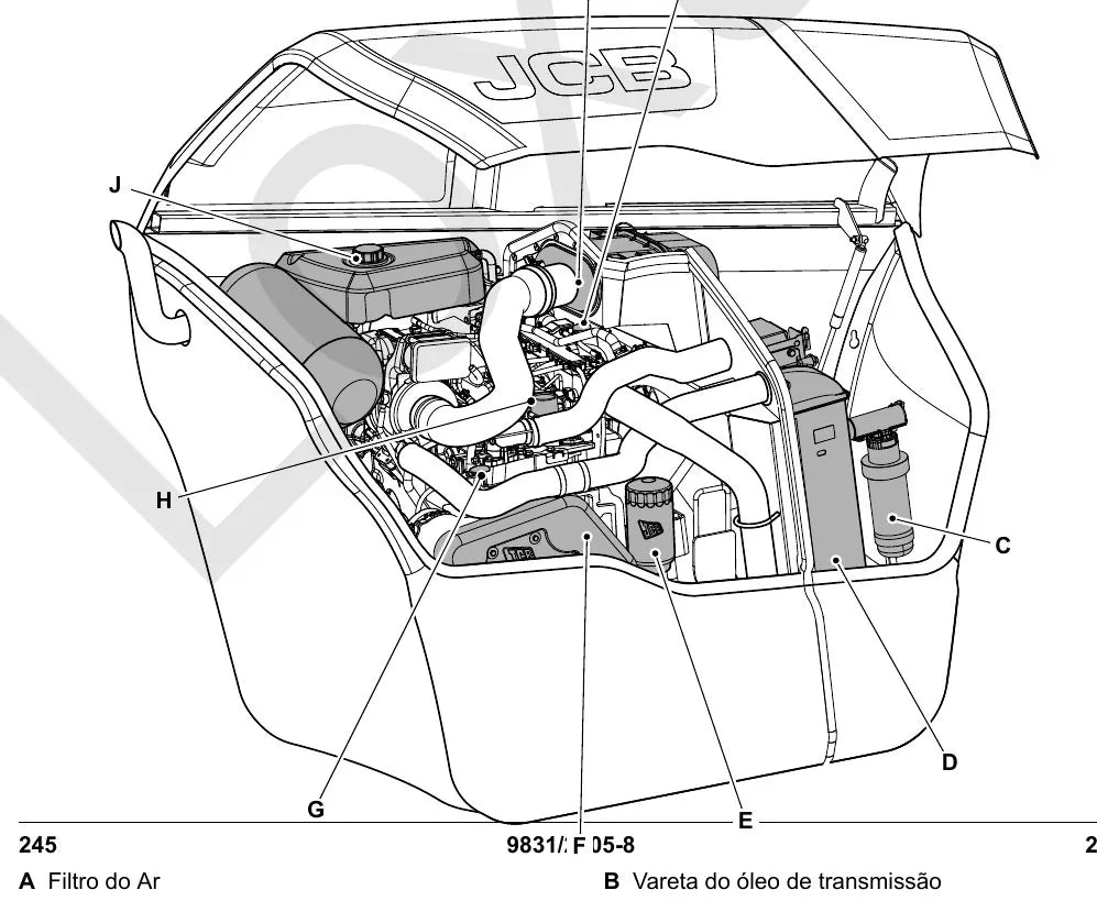 Manual do Operador JCB Loadall 540-v140 535-v140 550-170 — página interna 3