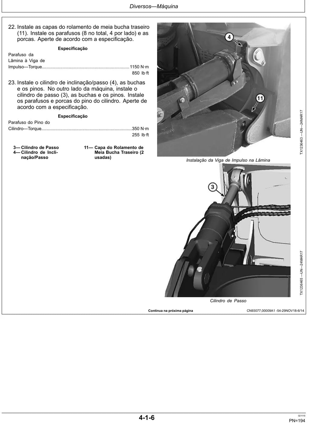 Manual do Operador John Deere 1050K Trator de Esteiras — página interna 2