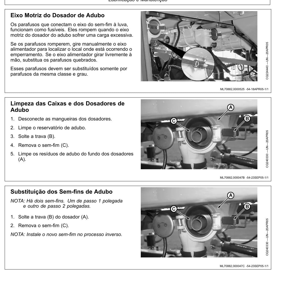 Manual do Operador John Deere 1107 1109 1111 1113 — página interna 3