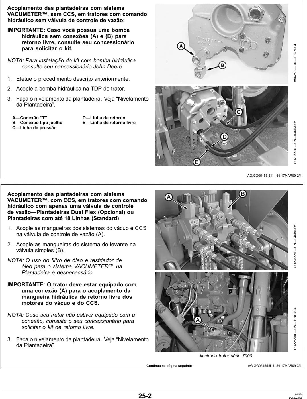 Manual do Operador Plantadeira John Deere 2109 2117 2126 — página interna 1
