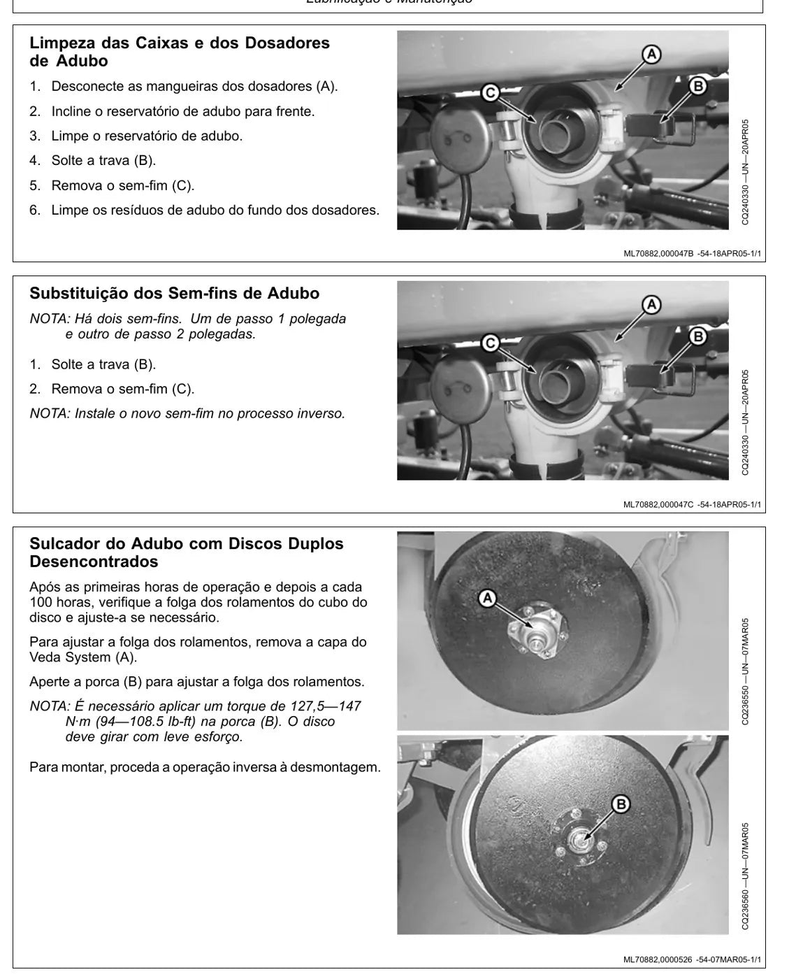 Manual do Operador Plantadeira John Deere 2109 2117 2126 — página interna 2