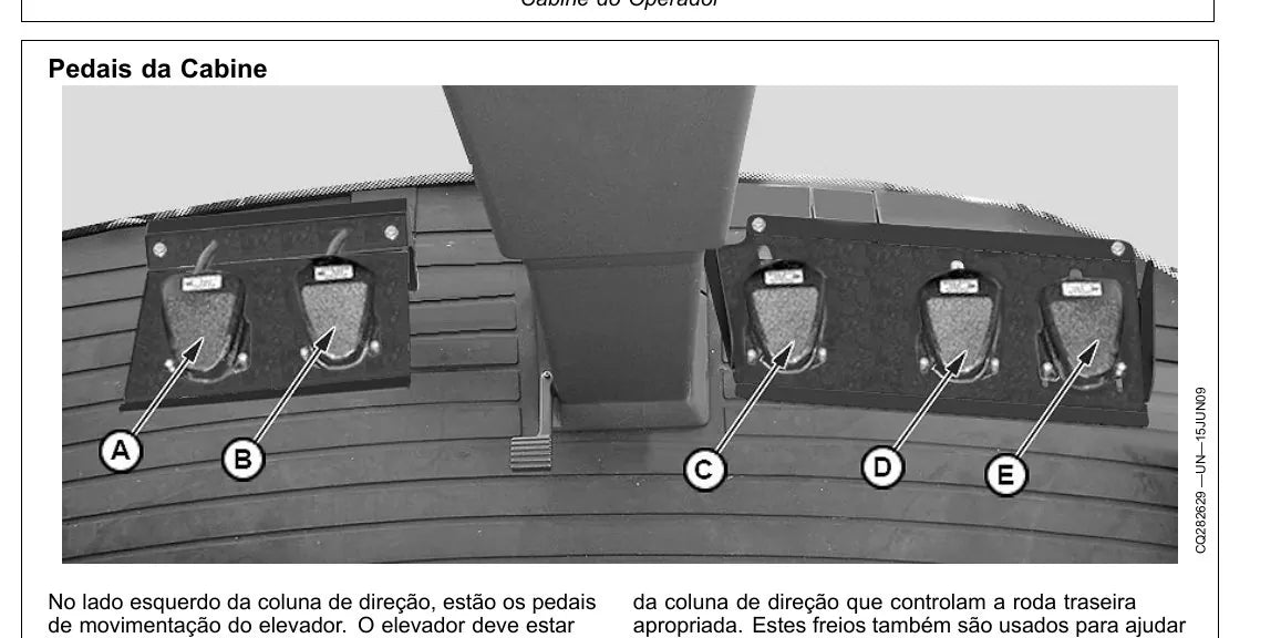 Manual do Operador John Deere 3520 e 3522 Colhedora — página interna 1
