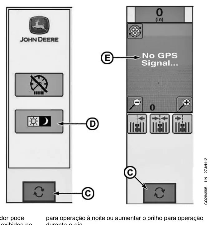 Manual do Operador John Deere 3520 e 3522 Colhedora — página interna 4